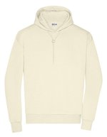 James&Nicholson Lounge Hoody aus Bio-Baumwolle, oversized, Graphite S, JN8034 – Vanilla