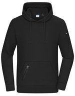 Felpa con cappuccio interlock uomo – Bild 2