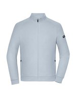 Men´s Zip Jacket Interlock – Milky Blu