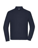 Men´s Zip Jacket Interlock – Blu navy