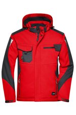 James&Nicholson Craftsmen Softshell-Jacke -STRONG-, CORDURA®-Verstärkung, Black/Black XS, JN824 – Bild 1