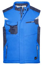 James&Nicholson Craftsmen Softshell-Weste mit Taschen, Black/Black XS, JN825 – Bild 3