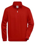 James&Nicholson Halbzip Sweatshirt mit Stehkragen, Aqua XS, JN831 – Wine
