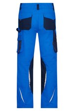 James&Nicholson Robuste Workwear Pants "STRONG" mit CORDURA®, Black/Carbon 25, JN832 – Bild 4
