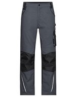 James&Nicholson Robuste Workwear Pants "STRONG" mit CORDURA® – Carbon/Black