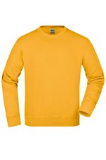 James&Nicholson Rundhals-Sweatshirt aus Baumwoll-Polyester, Aqua XS, JN840 – Bild 3