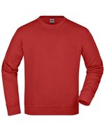 James&Nicholson Rundhals-Sweatshirt aus Baumwoll-Polyester, Aqua XS, JN840 – Wine