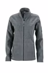 James&Nicholson Giacca in Pile "STRONG" con Inserti Softshell da Donna, Black/Carbon XS, JN841 – immagine 2