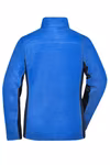 James&Nicholson Giacca in Pile "STRONG" con Inserti Softshell da Donna, Black/Carbon XS, JN841 – immagine 4