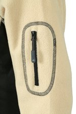 James&Nicholson Fleecejacke "STRONG" mit Softshell-Einsätzen für Damen, Black/Carbon XS, JN841 – Bild 9