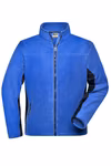 James&Nicholson Fleece Jacket "STRONG" with Softshell Inserts, Navy/Navy M, JN842 – image 3