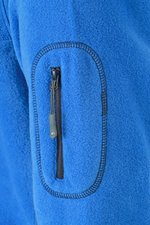 James&Nicholson Fleece-Jacke „STRONG“ mit Softshell-Einsätzen, Black/Carbon XS, JN842 – Bild 8