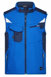 James&Nicholson Gilet Softshell -STRONG- con CORDURA®, Black/Black XS, JN845 – immagine 3