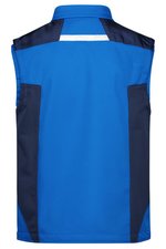 James&Nicholson Softshell-Weste -STRONG- mit CORDURA®, Black/Black XS, JN845 – Bild 4