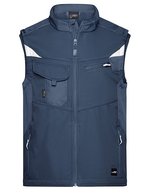 James&Nicholson Softshell-Weste -STRONG- mit CORDURA® – Navy/Navy