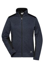 James&Nicholson Fleecejacke mit Softshell-Einsätzen für Damen, Black/Black XS, JN861 – Bild 1