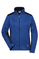 James&Nicholson Fleecejacke mit Softshell-Einsätzen für Damen, Black/Black XS, JN861 – Bild 3