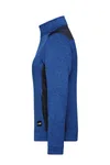 James&Nicholson Fleecejacke mit Softshell-Einsätzen für Damen, Red Melange/Black S, JN861 – Bild 5