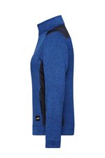 James&Nicholson Fleecejacke mit Softshell-Einsätzen für Damen, Black/Black XS, JN861 – Bild 5