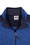 James&Nicholson Fleecejacke mit Softshell-Einsätzen für Damen, Red Melange/Black S, JN861 – Bild 7