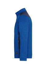 James&Nicholson Knitted Workwear Fleecejacke "STRONG, Black/Black XS, JN862 – Bild 5