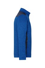 James&Nicholson Knitted Workwear Fleecejacke "STRONG, Black/Black XS, JN862 – Bild 6