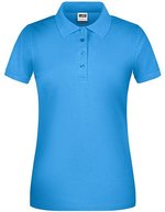 James&Nicholson Ladies´ Bio Workwear Polo Aqua XS (JN873), JN873 – Bild 2