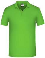James&Nicholson Bio Workwear Polo mit Knopfleiste für Herren, Aqua XS, JN874 – Lime Green