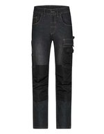 James&Nicholson Stretch-Jeans mit Cordura®-Verstärkung, Black Denim 25, JN875 – Bild 2