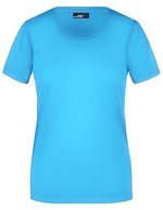 James&Nicholson Basic-T-Shirt 100% Baumwolle für Damen, Orange XXL, JN901 – Acqua