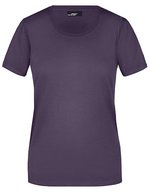 James&Nicholson Basic-T-Shirt 100% Baumwolle für Damen, Orange XXL, JN901 – Melanzana