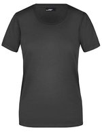 James&Nicholson Basic-T-Shirt 100% Baumwolle für Damen, Orange XXL, JN901 – Nero