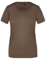 James&Nicholson Basic-T-Shirt 100% Baumwolle für Damen, Orange XXL, JN901 – Marrone