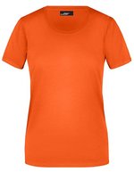 James&Nicholson Basic-T-Shirt 100% Baumwolle für Damen, Orange XXL, JN901 – Arancione scuro