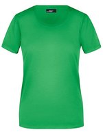 James&Nicholson Basic-T-Shirt 100% Baumwolle für Damen, Orange XXL, JN901 – Felce Verde