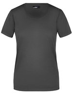 James&Nicholson Basic-T-Shirt 100% Baumwolle für Damen, Orange XXL, JN901 – Grafite (Unito)