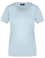 James&Nicholson Basic-T-Shirt 100% Baumwolle für Damen, Orange XXL, JN901 – Azzurro chiaro