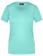 James&Nicholson Basic-T-Shirt 100% Baumwolle für Damen, Orange XXL, JN901 – Menta