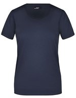 James&Nicholson Basic-T-Shirt 100% Baumwolle für Damen, Orange XXL, JN901 – Blu navy