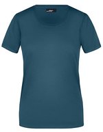 James&Nicholson Basic-T-Shirt 100% Baumwolle für Damen, Orange XXL, JN901 – Petrolio