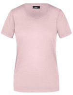 James&Nicholson Basic-T-Shirt 100% Baumwolle für Damen, Orange XXL, JN901 – Rosa