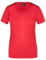 James&Nicholson Basic-T-Shirt 100% Baumwolle für Damen, Orange XXL, JN901 – Pomodoro