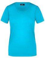 James&Nicholson Basic-T-Shirt 100% Baumwolle für Damen, Orange XXL, JN901 – Turchese
