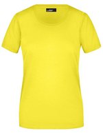 James&Nicholson Basic-T-Shirt 100% Baumwolle für Damen, Orange XXL, JN901 – Giallo