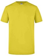James&Nicholson Slim Fit Rundhals-T-Shirt Baumwolle für Herren, White S, JN911 – Yellow