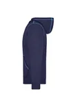 James&Nicholson Kapuzen-Sweatshirt mit Kontrastnähten für Herren, Navy/Cobalt M, JN961 – Bild 5