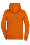 James&Nicholson Zip-Hoody mit tailliertem Schnitt für Damen, Cobalt/Grey Heather XXL, JN962 – Bild 4
