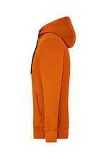 James&Nicholson Men´s Lifestyle Zip-Hoody Black/Grey Heather S (JN963), JN963 – Bild 4