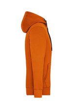 James&Nicholson Men´s Lifestyle Zip-Hoody Black/Grey Heather S (JN963), JN963 – Bild 5