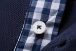 James&Nicholson Piqué Polo mit Button-Down-Kragen für Herren, Black/Black S, JN964 – Bild 7
